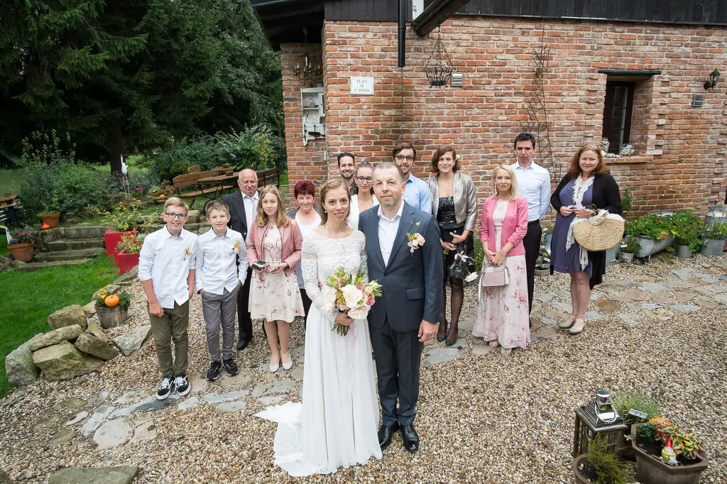 spoločná svadobná fotografia