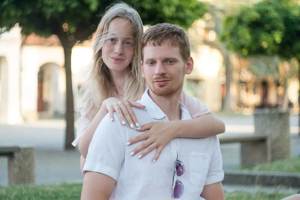 zásnuby snúbenci portrét